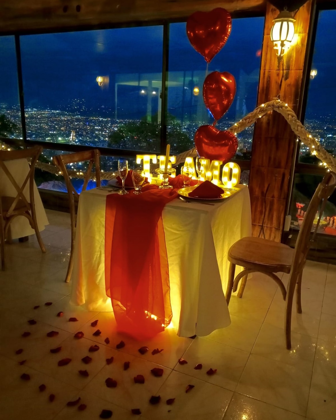 cena romantica arca de noe